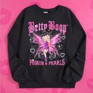 Betty Boop Black Sweatshirt